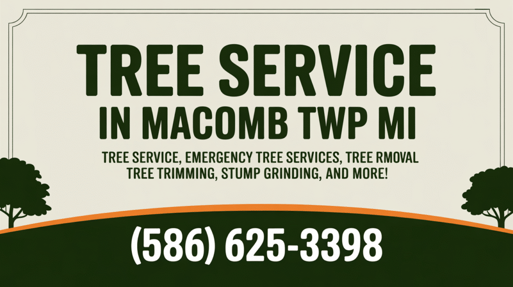 Tree Service in Macomb Twp MI